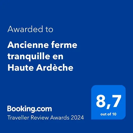 Holiday home Ancienne Ferme Tranquille En Haute Ardeche Etables (Ardeche)